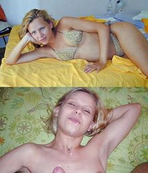 Just Before And After Facials !
