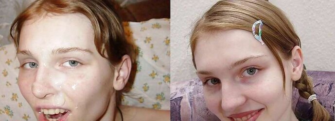 Just Before And After Facials !