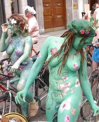 Sport Nude Bike #rec Muff on Bycicle Gall