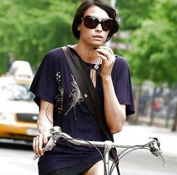 Sport Nude Bike #rec Muff on Bycicle Gall