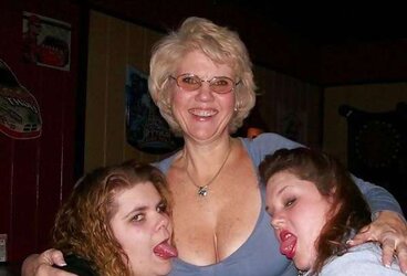 Posing grannies