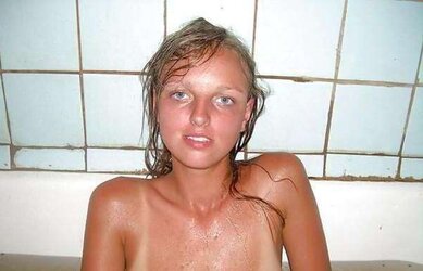 Russian blond teenager
