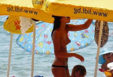 Bulgarian Beach Gals from Dark-Hued River - XVI