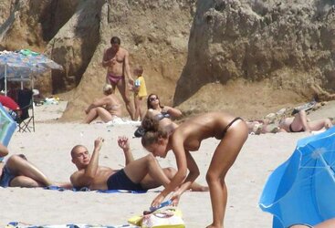 Bulgarian Beach Gals from Dark-Hued River - XVI