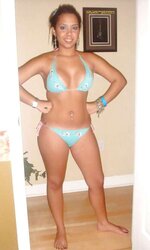 Bikini swimsuit brassiere plumper mature clad teenager phat mounds
