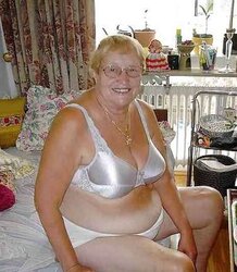 Phat brassieres on Grandma