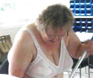 Phat brassieres on Grandma
