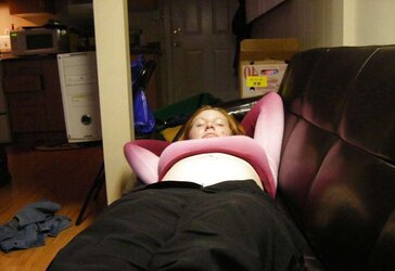 Grosse rousse aux gros seins
