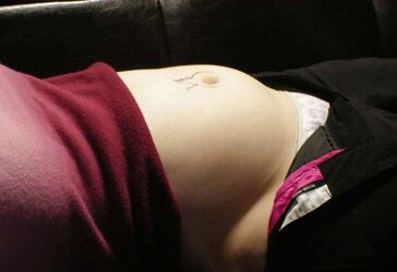 Grosse rousse aux gros seins
