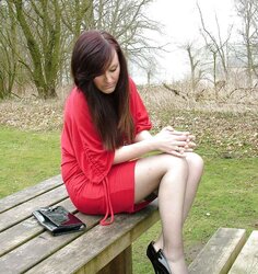 Super-Naughty MUMMY dark-haired enjoys to wear her high high-heeled slippers outdoors