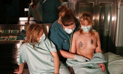 Gyno exam #2: suppository - enema - buttplug