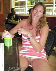 Upskirt At The Restaurant