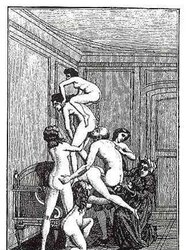 Printed Ero and Porn Art six - de Sade: Justine et Juliette