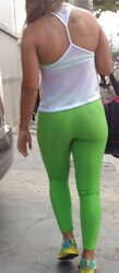 Candid Wives In Taut Leggings And Red-Hot Witness Thru Sundress
