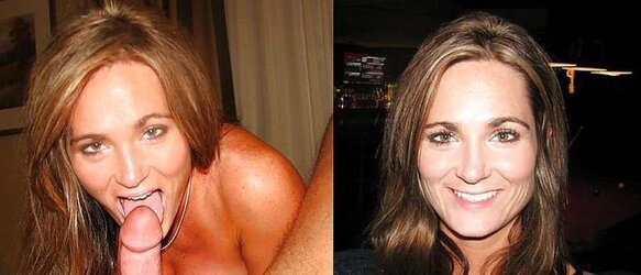 Before and after facial cumshot and jizz shot. A selection.