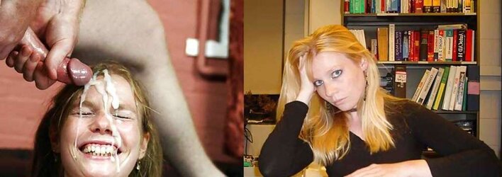 Before and after facial cumshot and jizz shot. A selection.