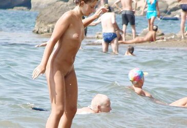 Tiny beach funbags