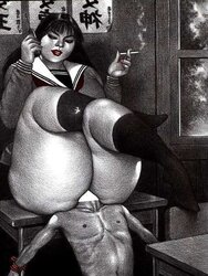 female domination-SADISM & MASOCHISM-Cartoon