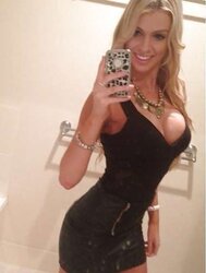 Spandex and leather skirts, leggings