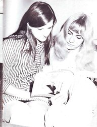 Vintage Magazines Playing Women