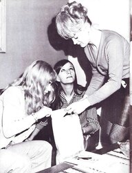 Vintage Magazines Playing Women