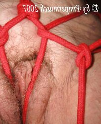 Restrain Bondage in rot