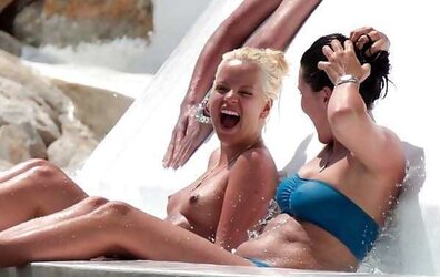 Celebrities Bare-Breasted
