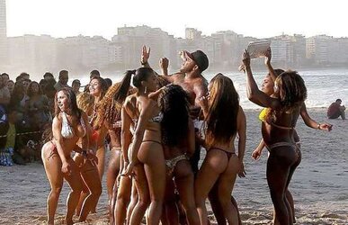 Want to have joy? come to the beaches of Rio de Janeiro.