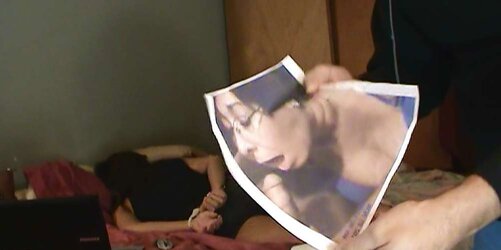Chick MUMMY Cinnamon Cuffed Blindfolded Sawzall