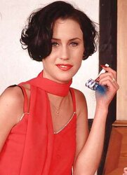 Dark-Haired Rhonda taking on a duo of folks