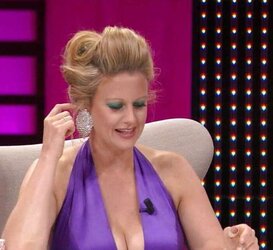 Barbara Schoeneberger combine german hefty orbs celeb - Part VI
