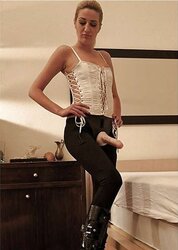 Female Dom Strapon posing (four)