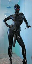 Female Dom Strapon posing (four)