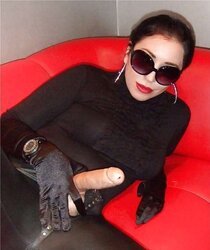 Female Dom Strapon posing (four)