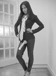 Female Dom Strapon posing (four)