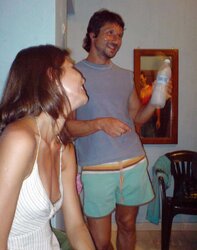 Teenager downblouse