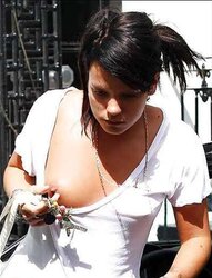 Celebrity upskirt and nip slides