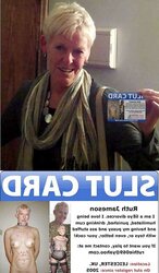 Ruth Jameson from Leicester. Subordinated tart GILF