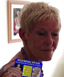 Ruth Jameson from Leicester. Subordinated tart GILF