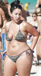 Bathing Suit bathing suit hooter-sling plumper mature clad teenager giant boobies