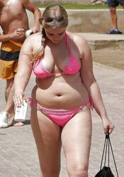 Bathing Suit bathing suit hooter-sling plumper mature clad teenager giant boobies