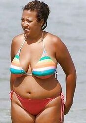 Bathing Suit bathing suit hooter-sling plumper mature clad teenager giant boobies