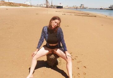 Down the beach