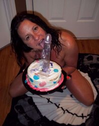 Chances whorish soiree with a fake penis cake