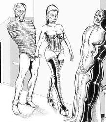Cartoon female domination