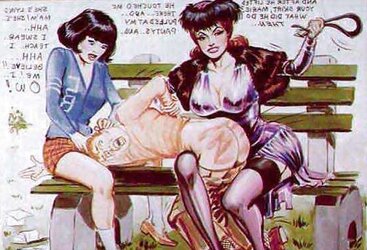 Cartoon female domination