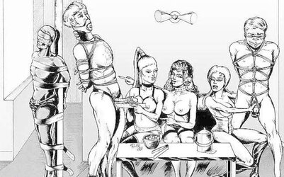 Cartoon female domination