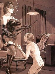 Cartoon female domination