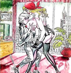 Cartoon female domination