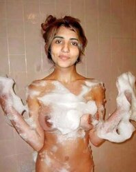 Indian angels magic in bathroom
